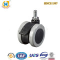 Discout price high quality Dual Wheel Furniture Caster with Brake